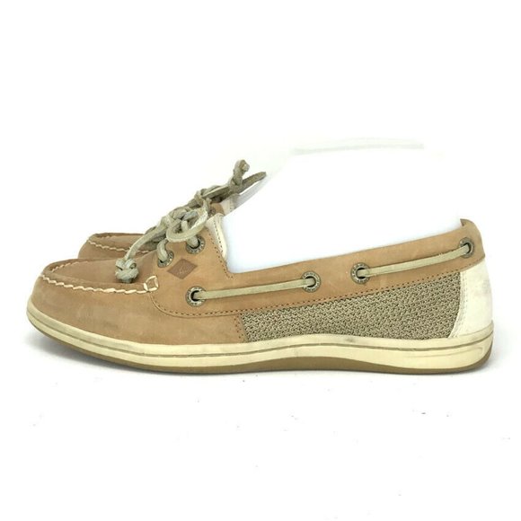 Sperry Women Sts95592 Tan Leather Boat 